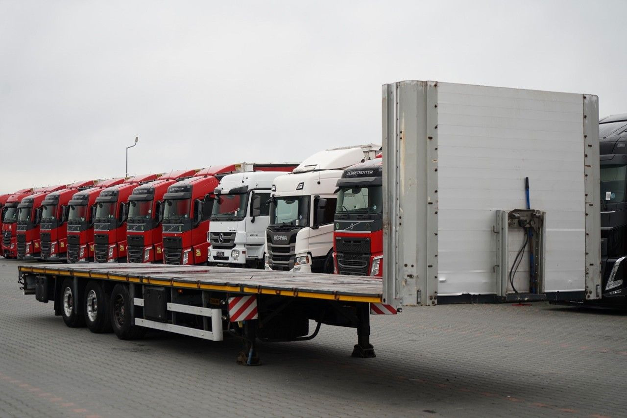 ZASŁAW PLATFORMA NISKOPODWOZIOWA + HAKI PODKONTENERY - Åben sættevogn: billede 2 ZASŁAW PLATFORMA NISKOPODWOZIOWA + HAKI PODKONTENERY - Åben sættevogn: billede 2