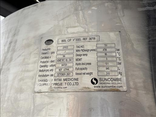 Ritai 800L holding vessel - Fødevaremaskine: billede 5 Ritai 800L holding vessel - Fødevaremaskine: billede 5