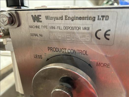 Fødevaremaskine Winyard Minifill MKIII Depositor: billede 6 Fødevaremaskine Winyard Minifill MKIII Depositor: billede 6