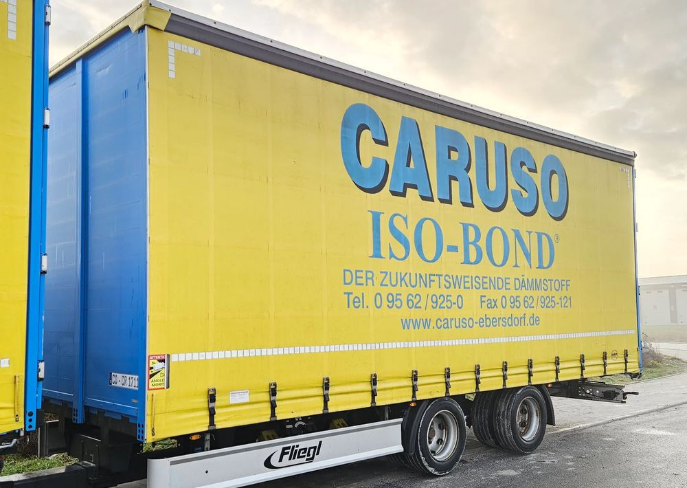 Fliegl PRZYCZEPA CIĘŻAROWA / 60m3 / 2 SZT IDENTYCZNE / NOWE PLANDEKI W CENIE / 3M WYSOKA / TANDEM / 2 OSIE / 19 PALET / DOLNY SPRZĘG / 18 TON DMC / 13 TON ŁADOWNOŚĆ - Gardinanhænger: billede 1 Fliegl PRZYCZEPA CIĘŻAROWA / 60m3 / 2 SZT IDENTYCZNE / NOWE PLANDEKI W CENIE / 3M WYSOKA / TANDEM / 2 OSIE / 19 PALET / DOLNY SPRZĘG / 18 TON DMC / 13 TON ŁADOWNOŚĆ - Gardinanhænger: billede 1