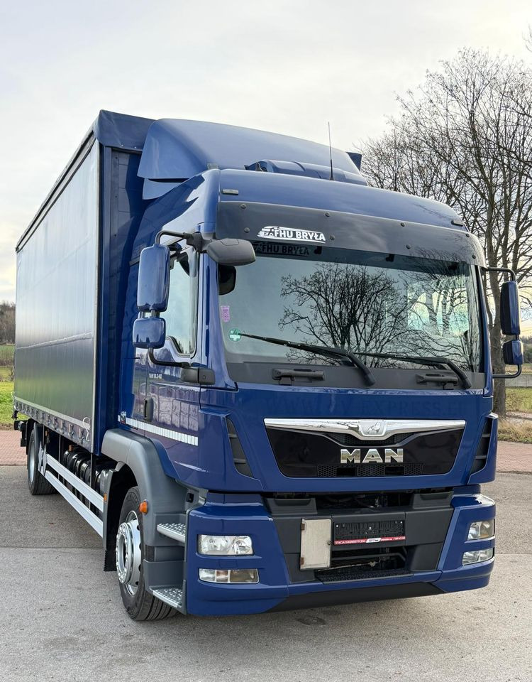 MAN TGM 18.340 / FIRANKA / SPROWADZONY / 9100 ŁADOWNOŚĆ / 18 PALET / E6 / WINDA / - Lastbil med presenning: billede 3 MAN TGM 18.340 / FIRANKA / SPROWADZONY / 9100 ŁADOWNOŚĆ / 18 PALET / E6 / WINDA / - Lastbil med presenning: billede 3