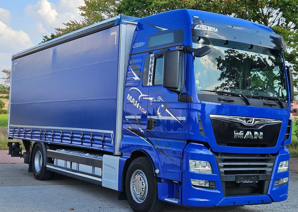 MAN TGX 18.430 / FIRANKA / WINDA / KLIMA POSTOJOWA / 300TYŚ PRZEBIEG / 2020 /E6 / KLIMA POSTOJOWA / SPROWADZONY / JAK NOWY / AUTOMAT - Lastbil med presenning: billede 2 MAN TGX 18.430 / FIRANKA / WINDA / KLIMA POSTOJOWA / 300TYŚ PRZEBIEG / 2020 /E6 / KLIMA POSTOJOWA / SPROWADZONY / JAK NOWY / AUTOMAT - Lastbil med presenning: billede 2