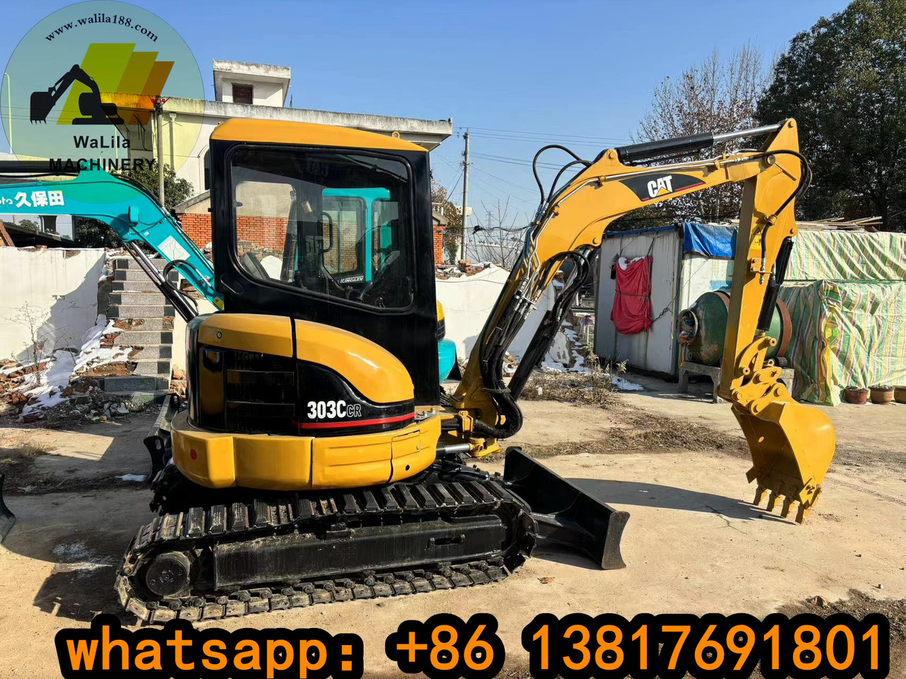 CATERPILLAR Caterpillar CAT303C Mini Excavator - Minigravemaskine: billede 1 CATERPILLAR Caterpillar CAT303C Mini Excavator - Minigravemaskine: billede 1