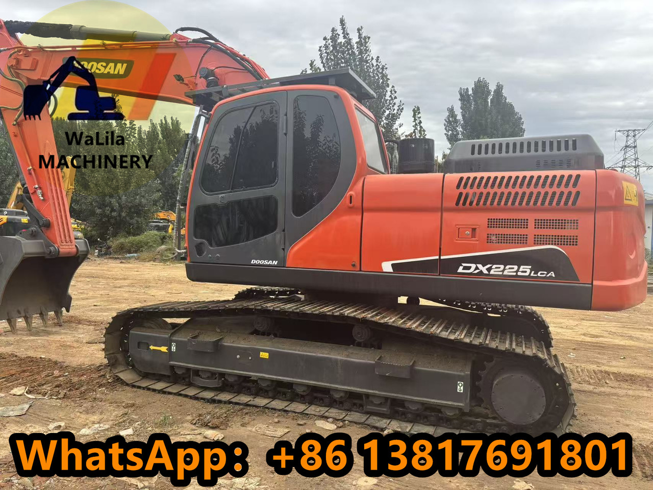 DOOSAN DX225 - Bæltegravemaskine: billede 3 DOOSAN DX225 - Bæltegravemaskine: billede 3