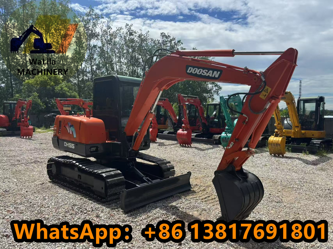 Doosan DH 55-7 DH55 (Good) - Minigravemaskine: billede 2 Doosan DH 55-7 DH55 (Good) - Minigravemaskine: billede 2