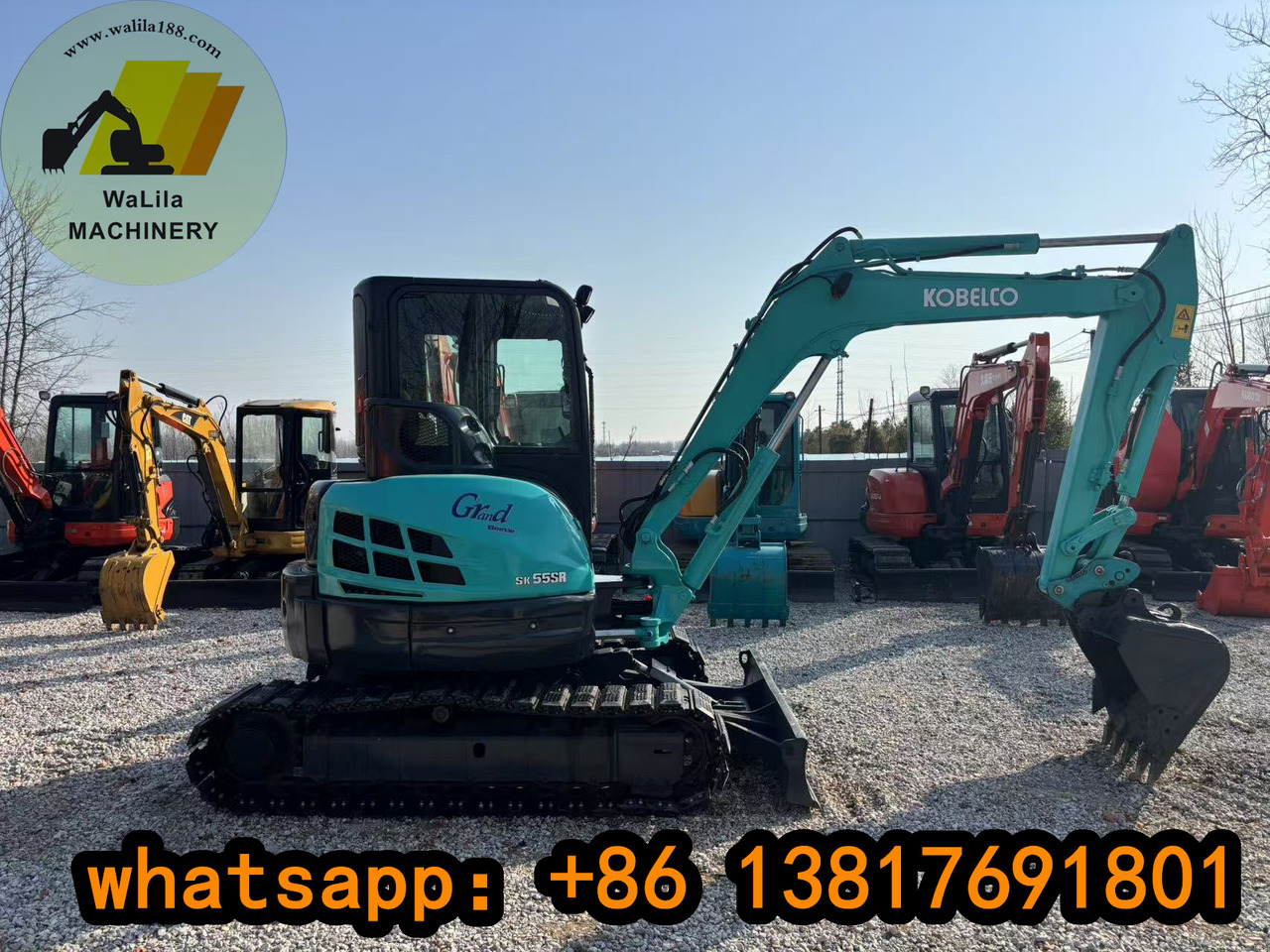 KOBELCO sk55 - Minigravemaskine: billede 3 KOBELCO sk55 - Minigravemaskine: billede 3