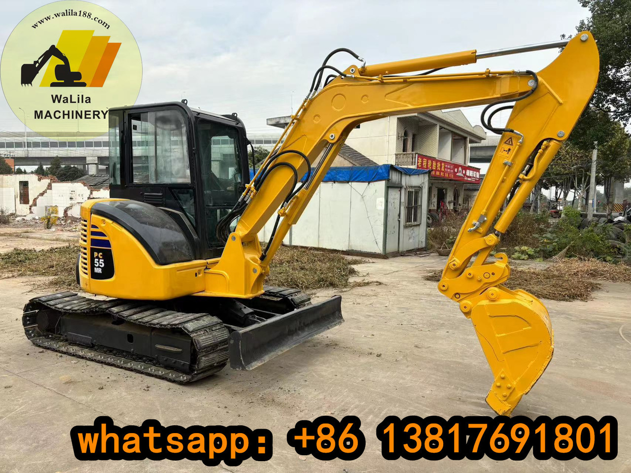 KOMATSU PC 55 MR-3 - Minigravemaskine: billede 1 KOMATSU PC 55 MR-3 - Minigravemaskine: billede 1