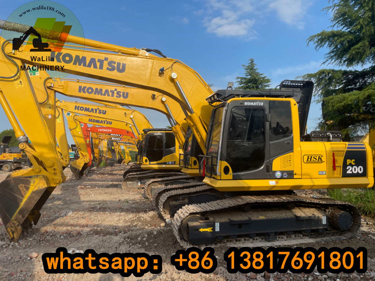 KOMATSU PC200-8 - Bæltegravemaskine: billede 1 KOMATSU PC200-8 - Bæltegravemaskine: billede 1