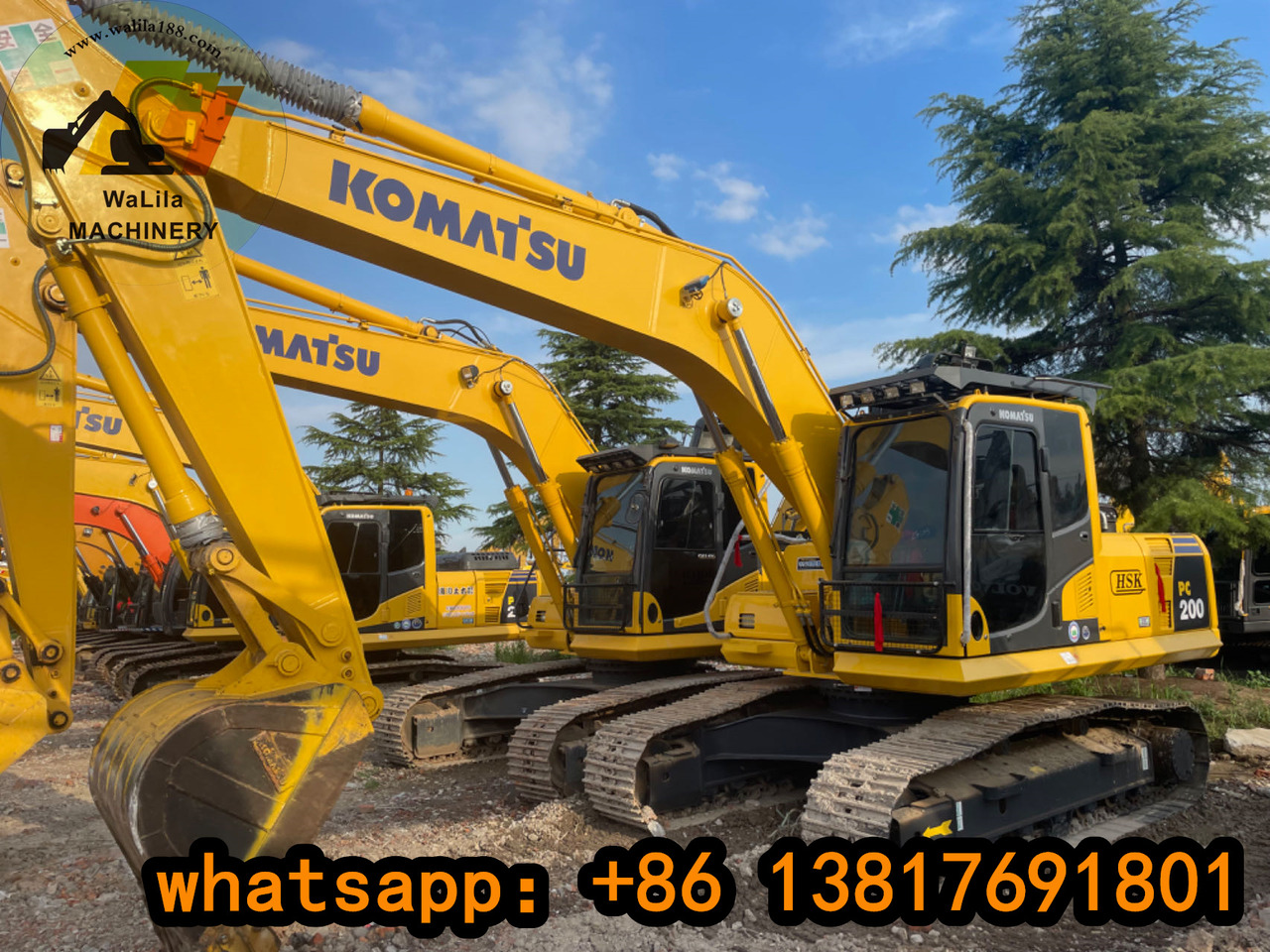 KOMATSU PC200-8 - Bæltegravemaskine: billede 2 KOMATSU PC200-8 - Bæltegravemaskine: billede 2