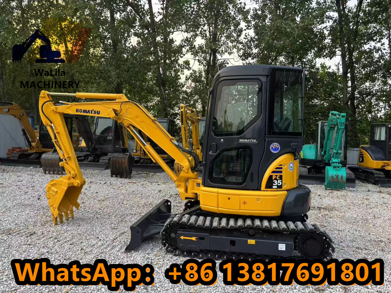 KOMATSU PC35 - Minigravemaskine: billede 1 KOMATSU PC35 - Minigravemaskine: billede 1
