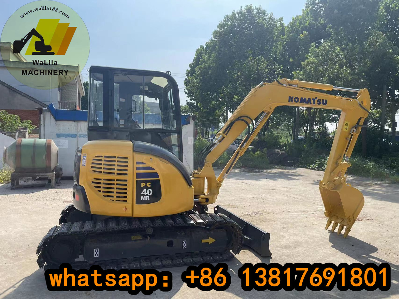 KOMATSU PC40MR - Minigravemaskine: billede 1 KOMATSU PC40MR - Minigravemaskine: billede 1
