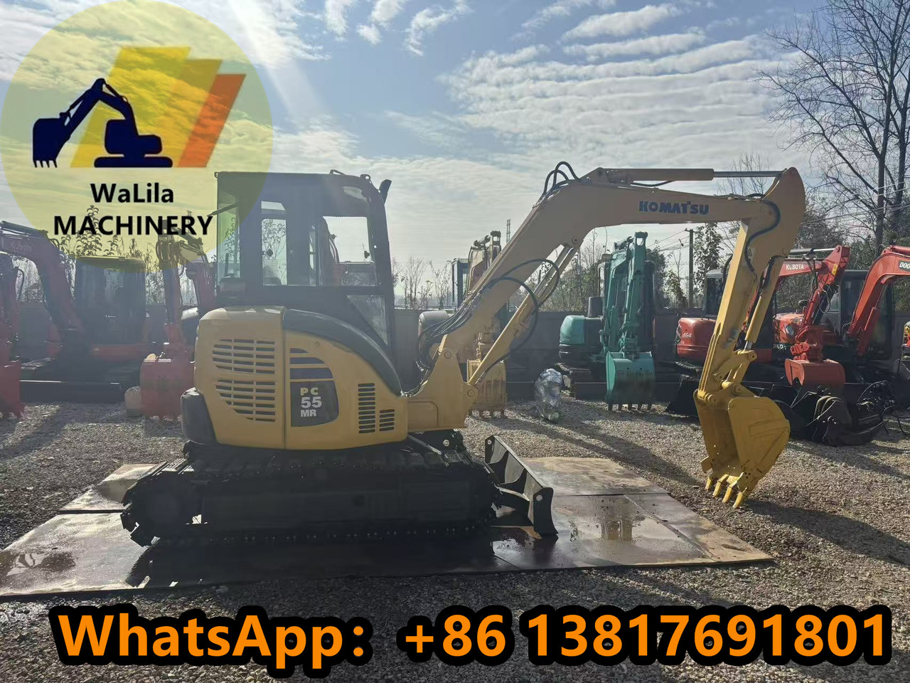 KOMATSU PC55MR - Minigravemaskine: billede 1 KOMATSU PC55MR - Minigravemaskine: billede 1