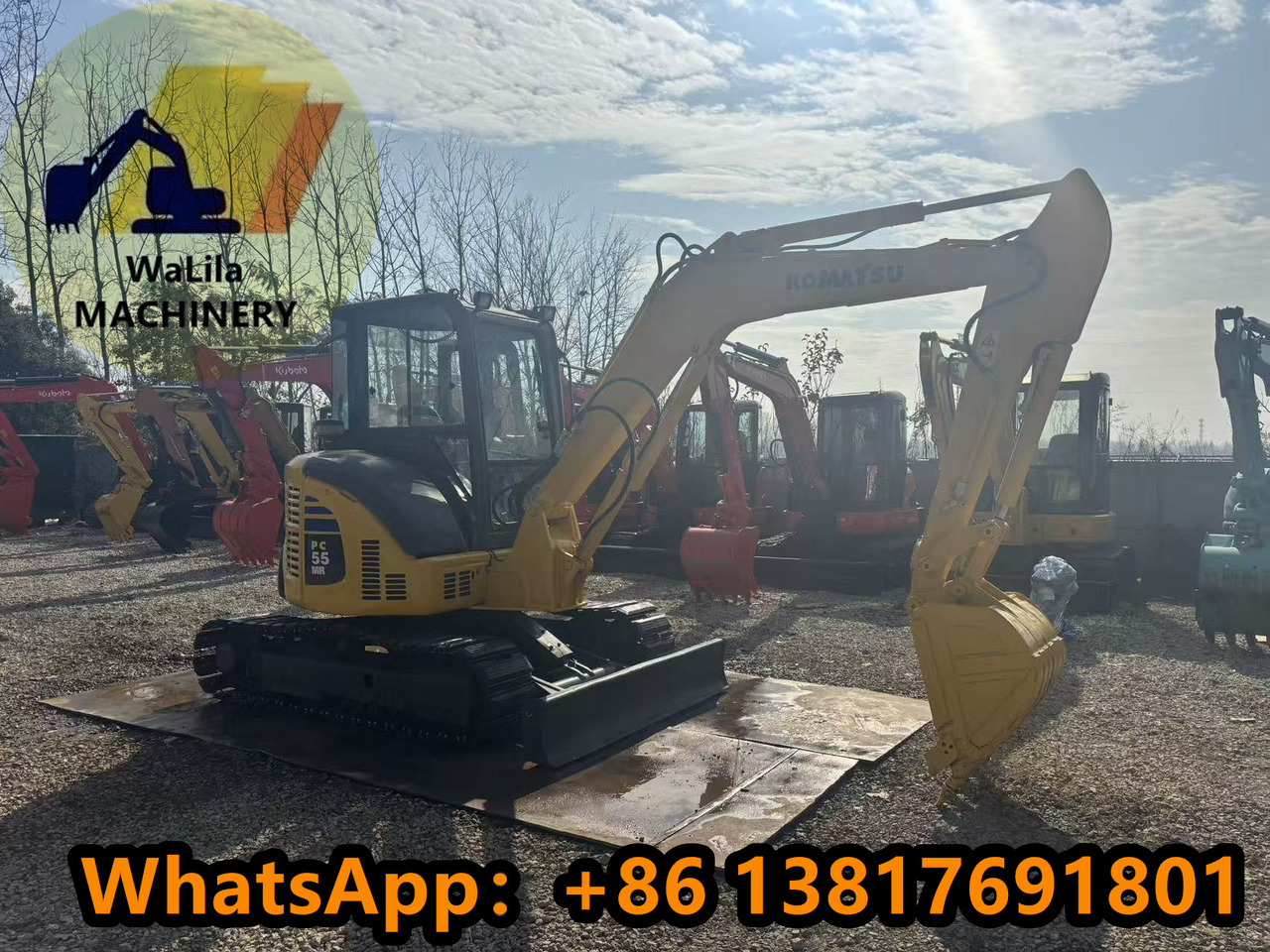 KOMATSU PC55MR - Minigravemaskine: billede 2 KOMATSU PC55MR - Minigravemaskine: billede 2