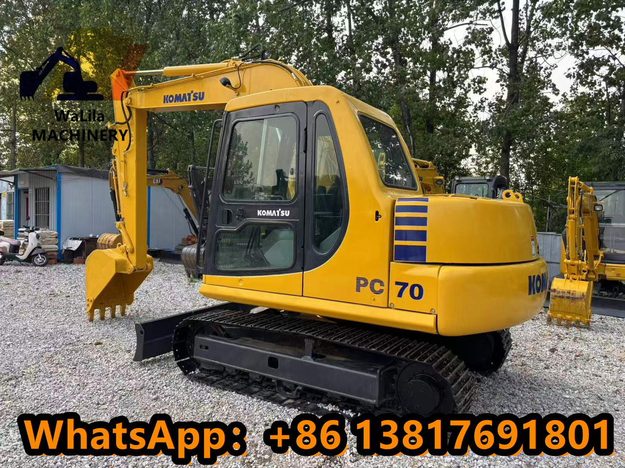 KOMATSU PC70 - Minigravemaskine: billede 5 KOMATSU PC70 - Minigravemaskine: billede 5