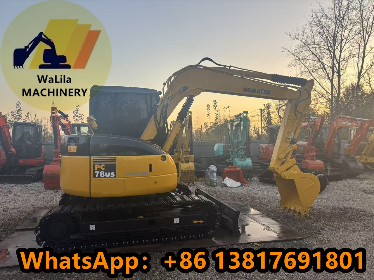 KOMATSU PC78US - Minigravemaskine: billede 1 KOMATSU PC78US - Minigravemaskine: billede 1