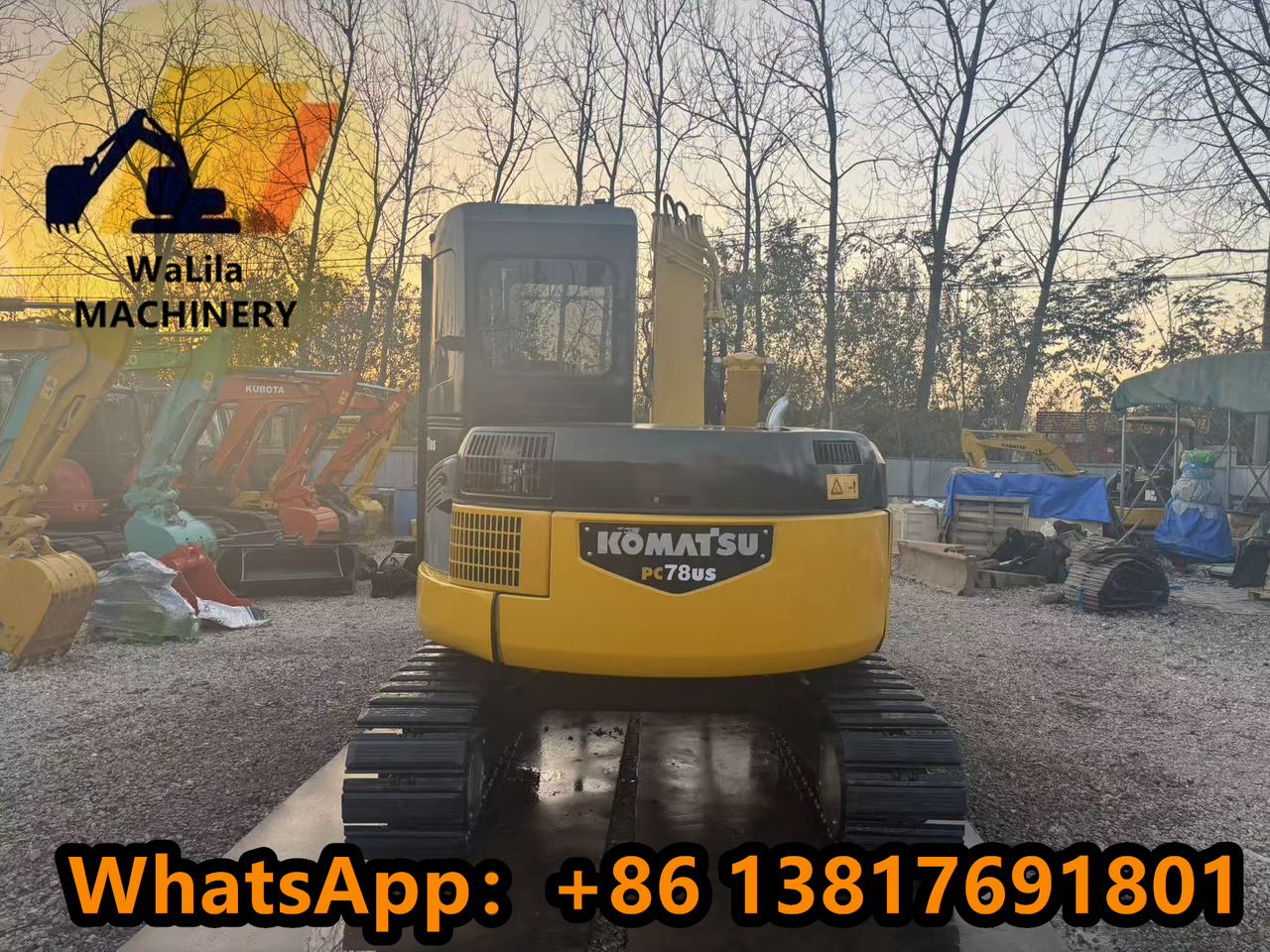 KOMATSU PC78US - Minigravemaskine: billede 2 KOMATSU PC78US - Minigravemaskine: billede 2