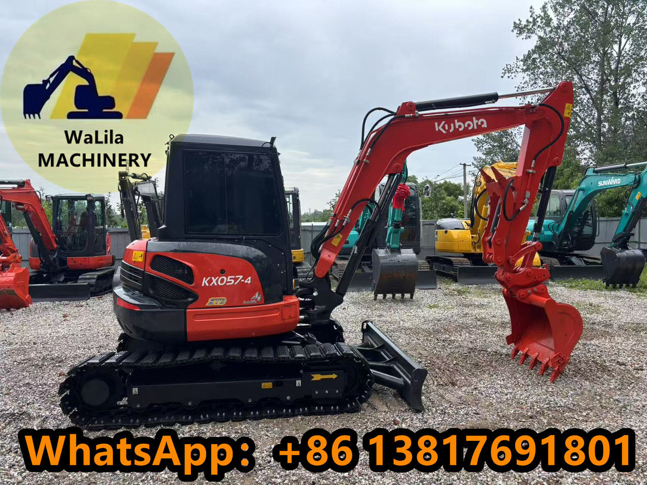 KUBOTA KX057-4 - Minigravemaskine: billede 1 KUBOTA KX057-4 - Minigravemaskine: billede 1
