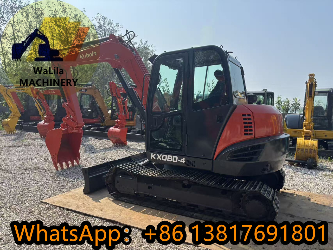 KUBOTA KX080-4 - Minigravemaskine: billede 4 KUBOTA KX080-4 - Minigravemaskine: billede 4
