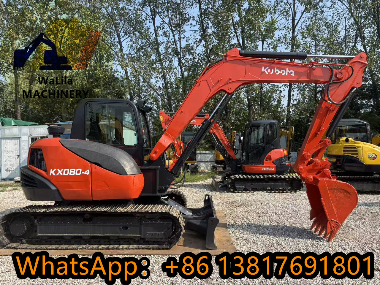 KUBOTA KX080-4 - Minigravemaskine: billede 1 KUBOTA KX080-4 - Minigravemaskine: billede 1