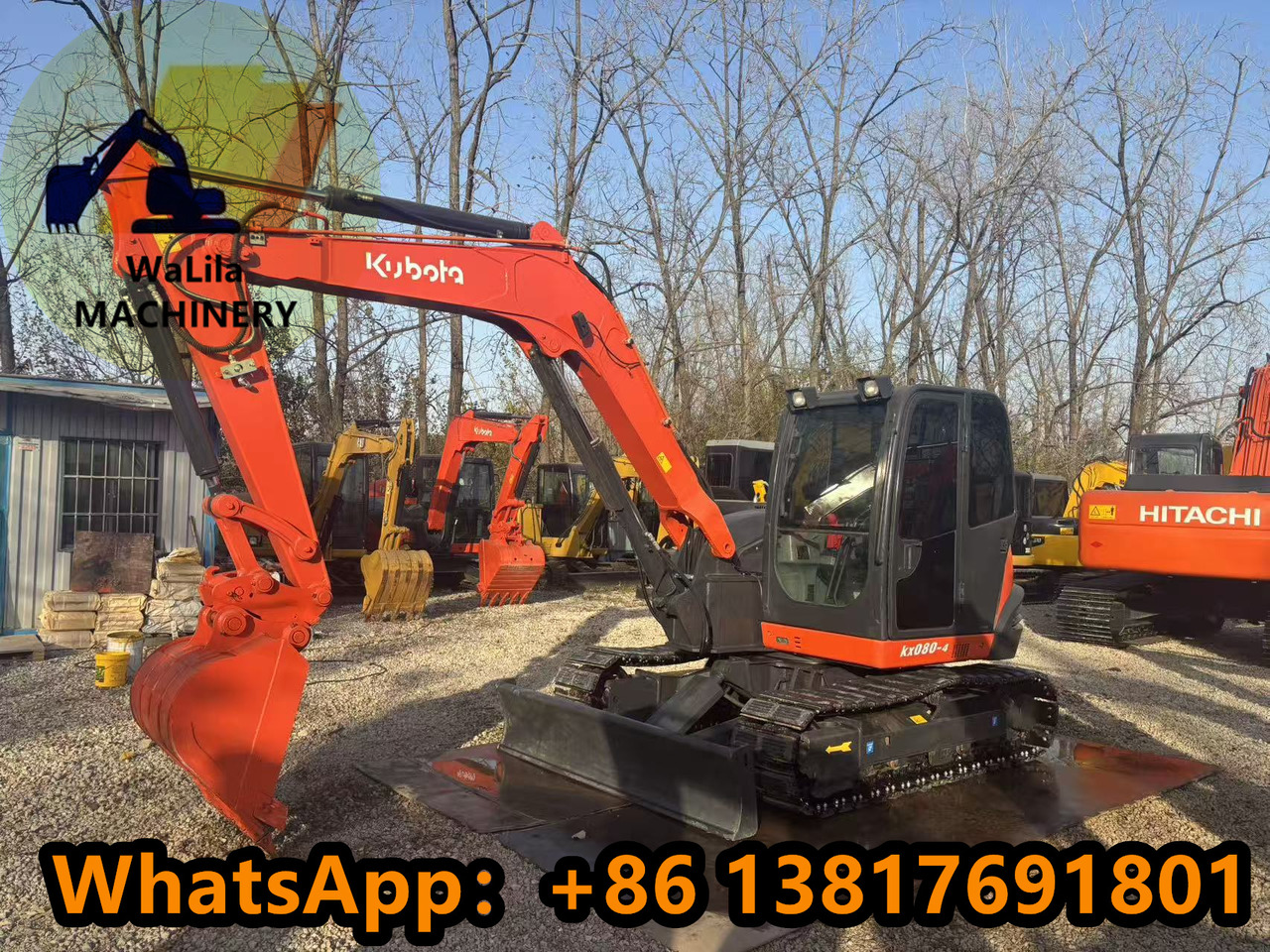 KUBOTA KX080-4 - Minigravemaskine: billede 3 KUBOTA KX080-4 - Minigravemaskine: billede 3
