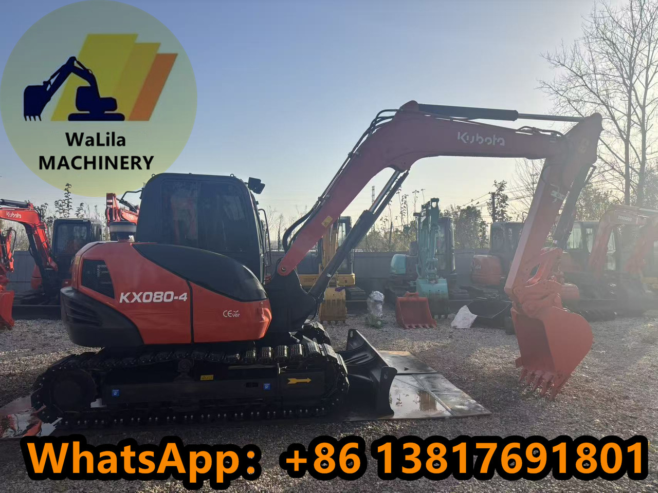 KUBOTA KX080-4 - Minigravemaskine: billede 1 KUBOTA KX080-4 - Minigravemaskine: billede 1