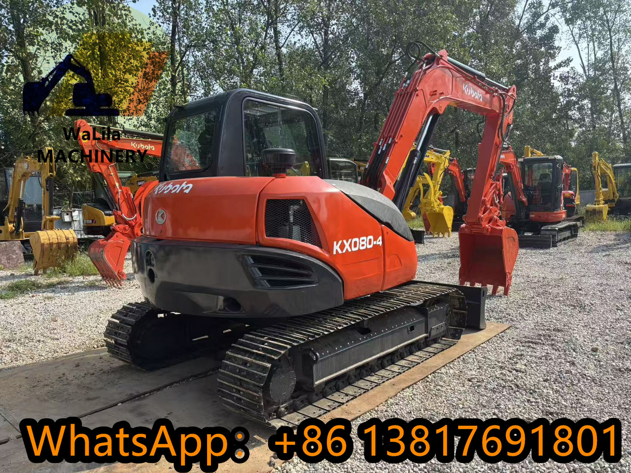 KUBOTA KX080-4 - Minigravemaskine: billede 5 KUBOTA KX080-4 - Minigravemaskine: billede 5