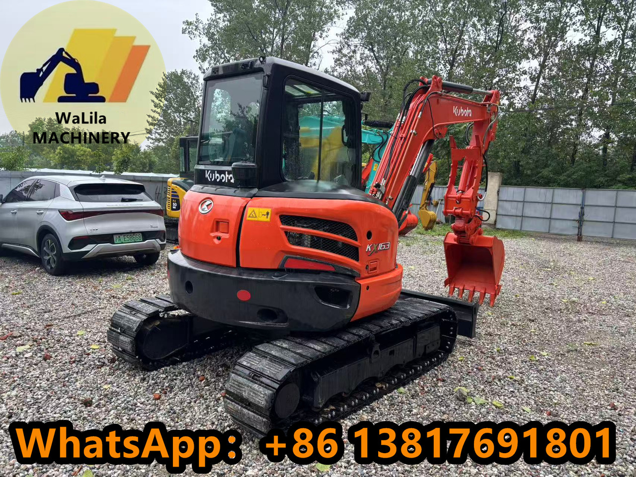 KUBOTA Kubota KX163-5 excavator carries hydraulic thumb clamp - Minigravemaskine: billede 3 KUBOTA Kubota KX163-5 excavator carries hydraulic thumb clamp - Minigravemaskine: billede 3