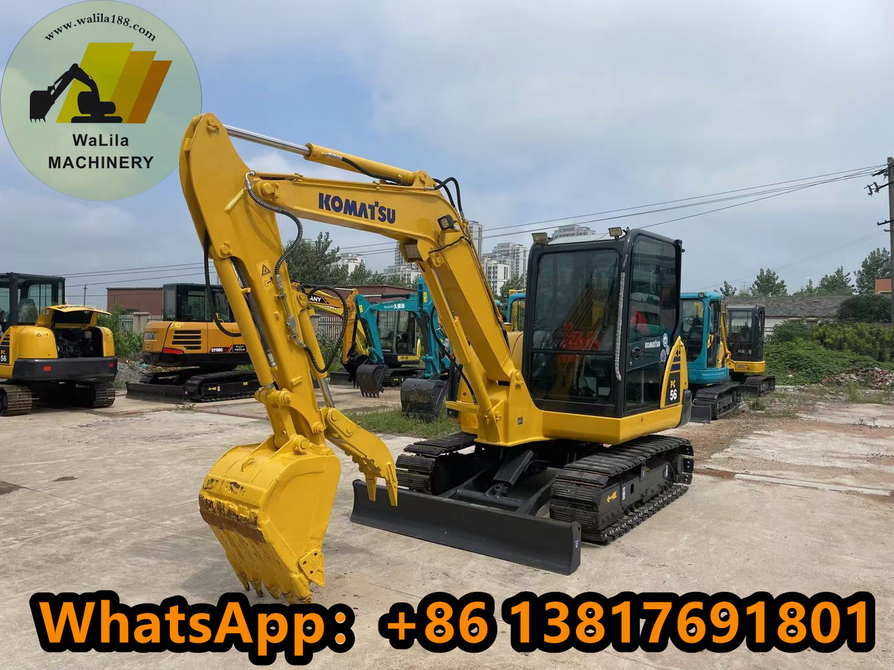 Minigravemaskine Komatsu PC 56-7 PC56-7: billede 8