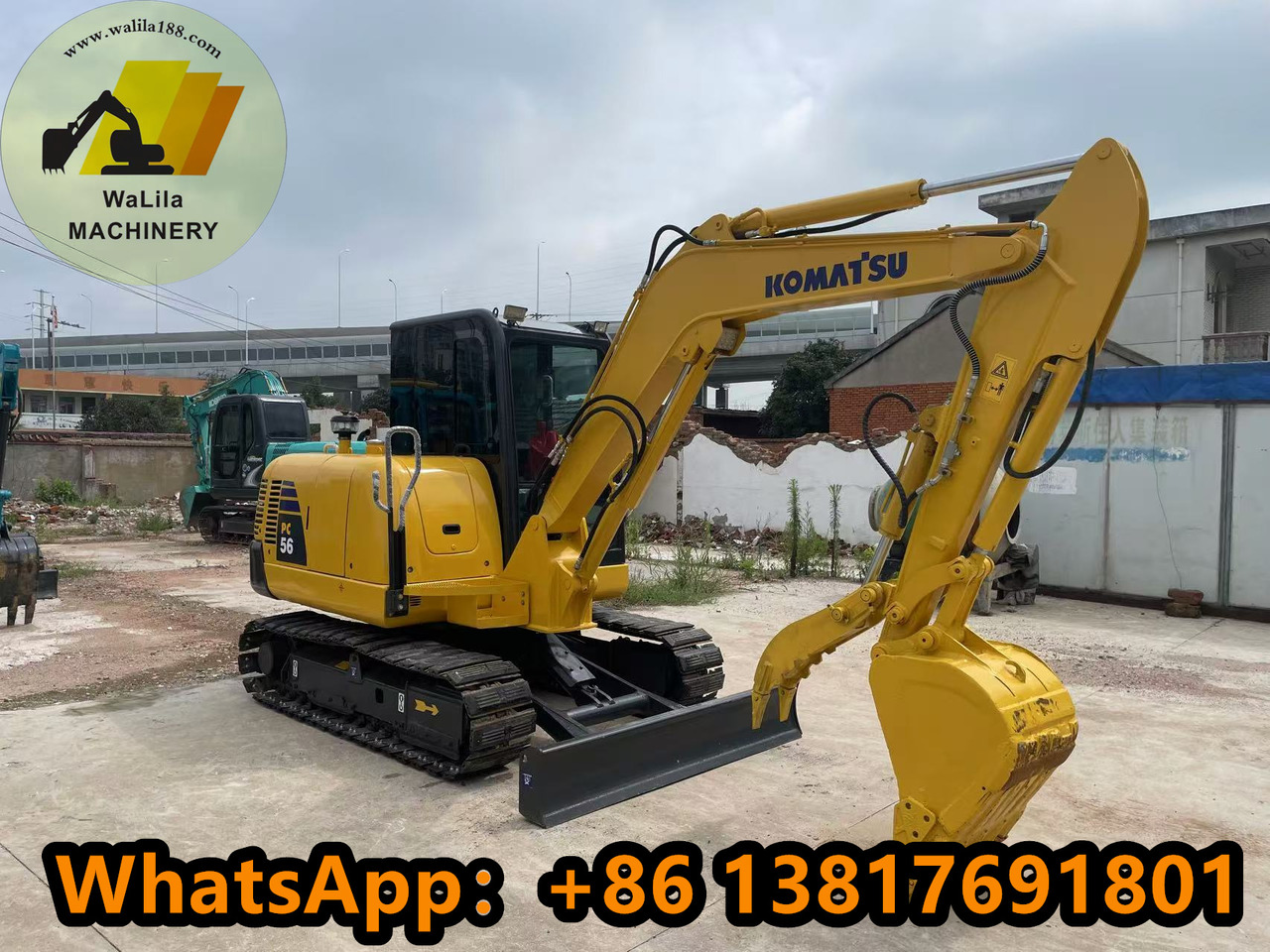Minigravemaskine Komatsu PC 56-7 PC56-7: billede 9