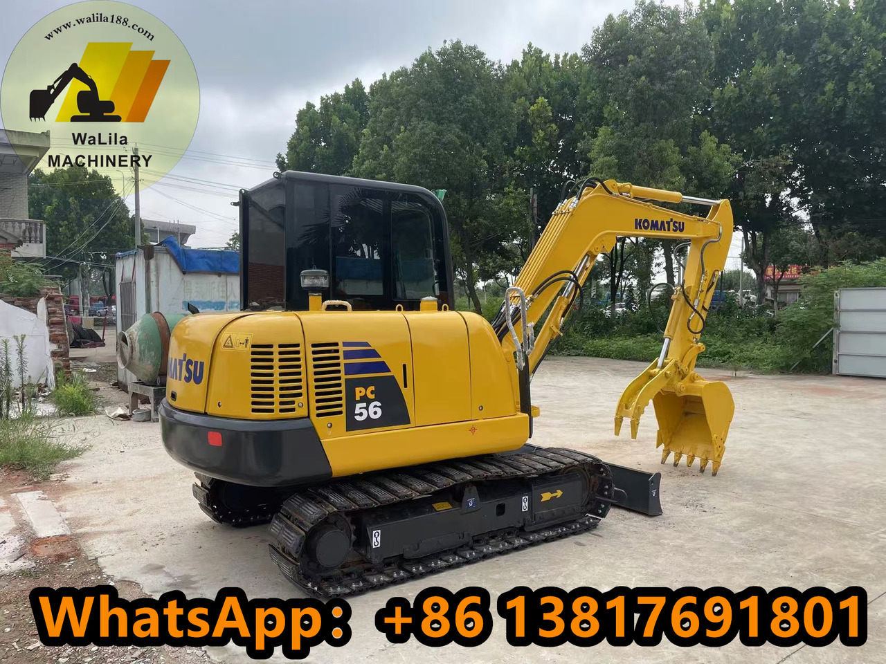 Minigravemaskine Komatsu PC 56-7 PC56-7: billede 6