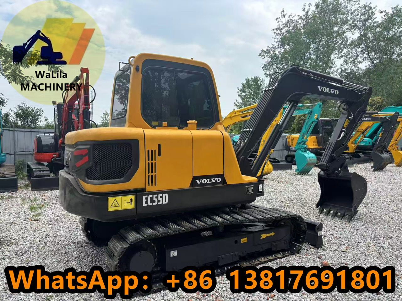 VOLVO EC55 - Minigravemaskine: billede 3 VOLVO EC55 - Minigravemaskine: billede 3