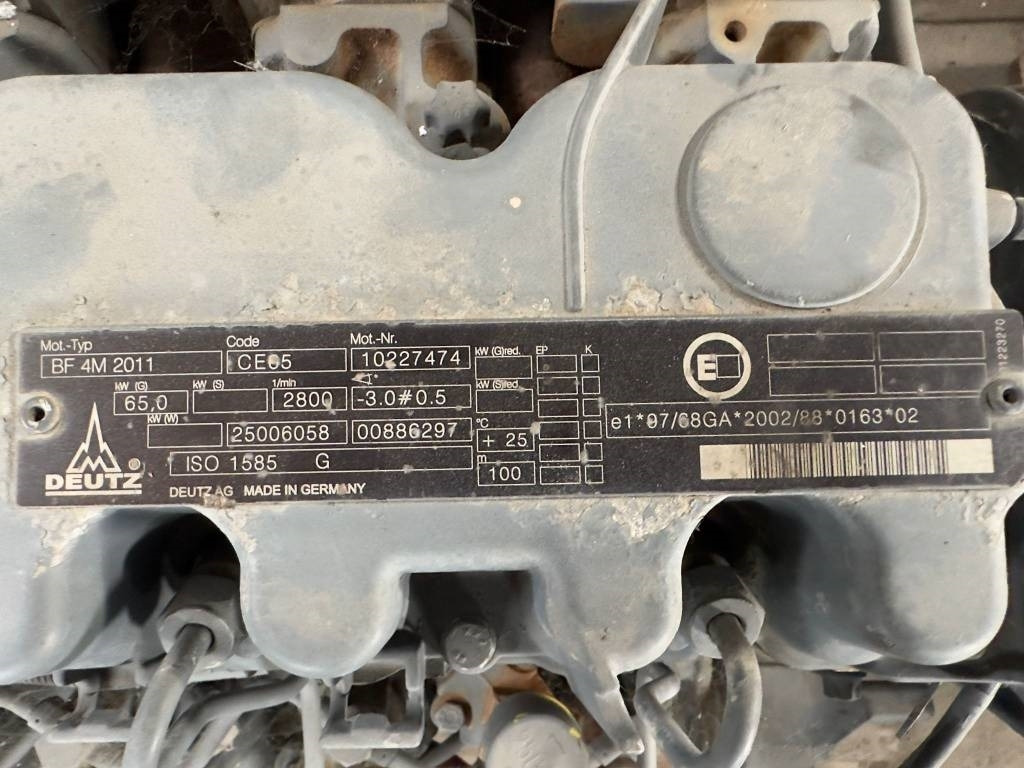Deutz BF4M2011 ENGINE - Motor for Entreprenørmaskin: billede 2 Deutz BF4M2011 ENGINE - Motor for Entreprenørmaskin: billede 2