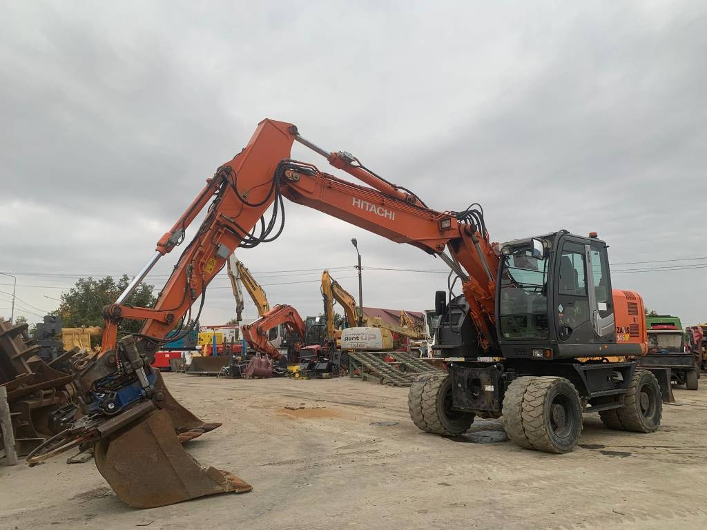 Hitachi ZX 145 W-3+SMP Rototilt  - Hjulgravemaskine: billede 1 Hitachi ZX 145 W-3+SMP Rototilt  - Hjulgravemaskine: billede 1