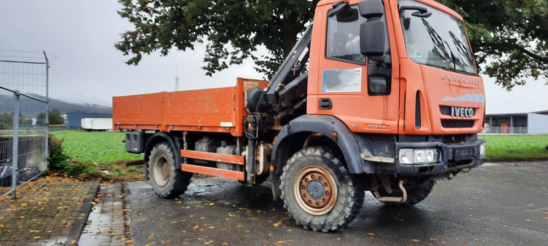 Iveco ML110-220 4x4 mit Kran+Funk - Lastbil med lad, Lastbil med kran: billede 1 Iveco ML110-220 4x4 mit Kran+Funk - Lastbil med lad, Lastbil med kran: billede 1