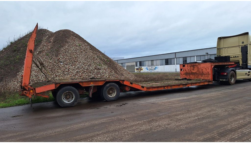 Langendorf Tieflader 2 Achser - Nedbygget platform sættevogn: billede 1 Langendorf Tieflader 2 Achser - Nedbygget platform sættevogn: billede 1
