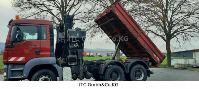 MAN 26.440TGS Kipper+Kran Meiller/Stahl - Tipvogn lastbil, Lastbil med kran: billede 5 MAN 26.440TGS Kipper+Kran Meiller/Stahl - Tipvogn lastbil, Lastbil med kran: billede 5