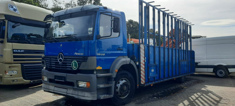 Mercedes-Benz 1828 Pritsche+Glastransport - Lastbil med lad, Lastbil med kran: billede 2 Mercedes-Benz 1828 Pritsche+Glastransport - Lastbil med lad, Lastbil med kran: billede 2