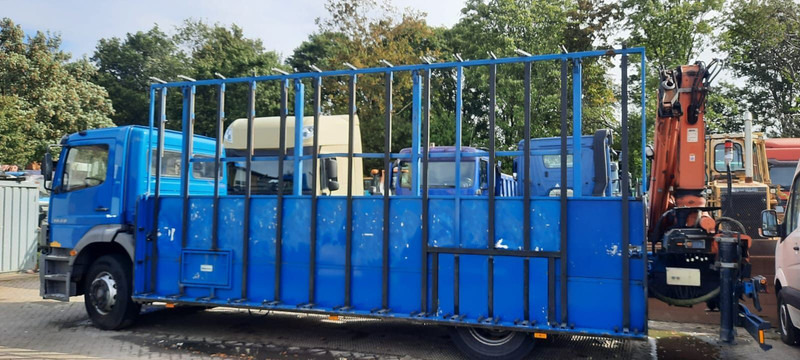 Mercedes-Benz 1828 Pritsche+Glastransport - Lastbil med lad, Lastbil med kran: billede 3 Mercedes-Benz 1828 Pritsche+Glastransport - Lastbil med lad, Lastbil med kran: billede 3