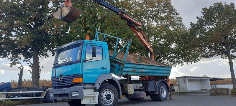 Mercedes-Benz 1828K 4x2 Kipper KRAN+Funk/Greifer - Tipvogn lastbil, Lastbil med kran: billede 1 Mercedes-Benz 1828K 4x2 Kipper KRAN+Funk/Greifer - Tipvogn lastbil, Lastbil med kran: billede 1