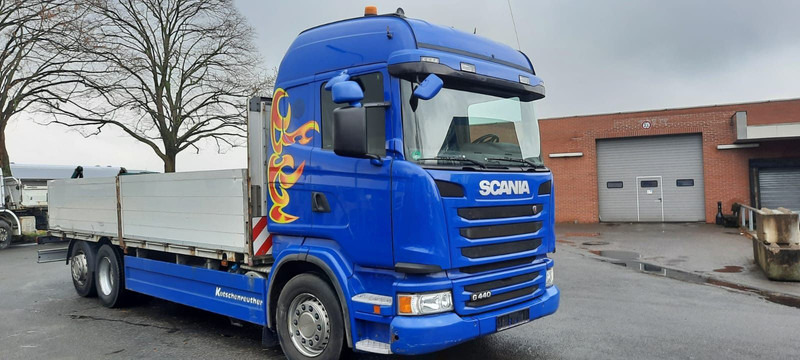 Scania G440 Pritsche 6x2 Kran am Heck vor - Lastbil med lad, Lastbil med kran: billede 2 Scania G440 Pritsche 6x2 Kran am Heck vor - Lastbil med lad, Lastbil med kran: billede 2