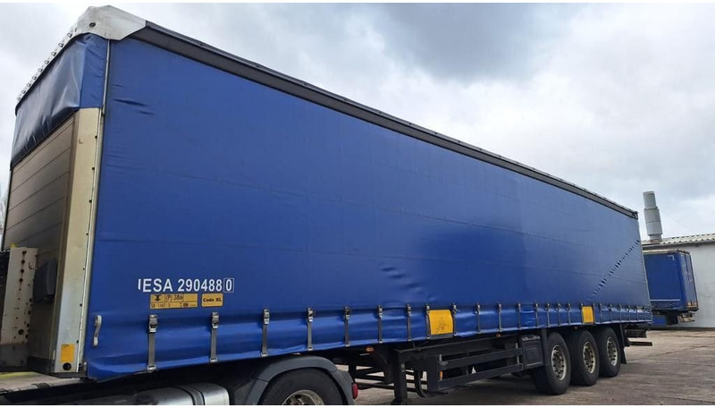 Schmitz Cargobull Pritsche Plane Bahn,Steckrungen - Gardintrailer: billede 2 Schmitz Cargobull Pritsche Plane Bahn,Steckrungen - Gardintrailer: billede 2