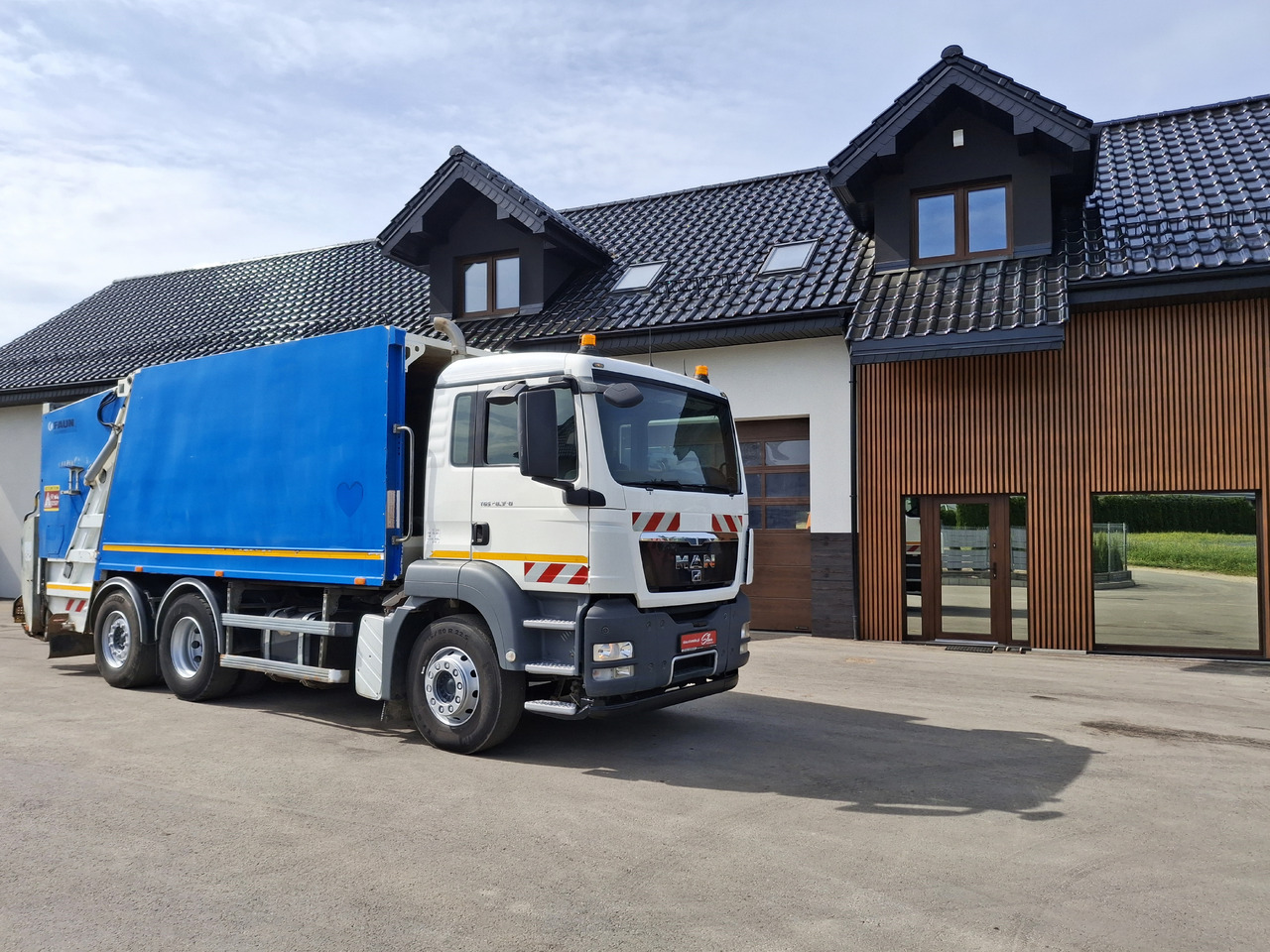 MAN MAN TGS 28.360 Śmieciarka Müllwagen Garbage Truck FAUN 3 Osie - Affaldsmaskine: billede 1 MAN MAN TGS 28.360 Śmieciarka Müllwagen Garbage Truck FAUN 3 Osie - Affaldsmaskine: billede 1