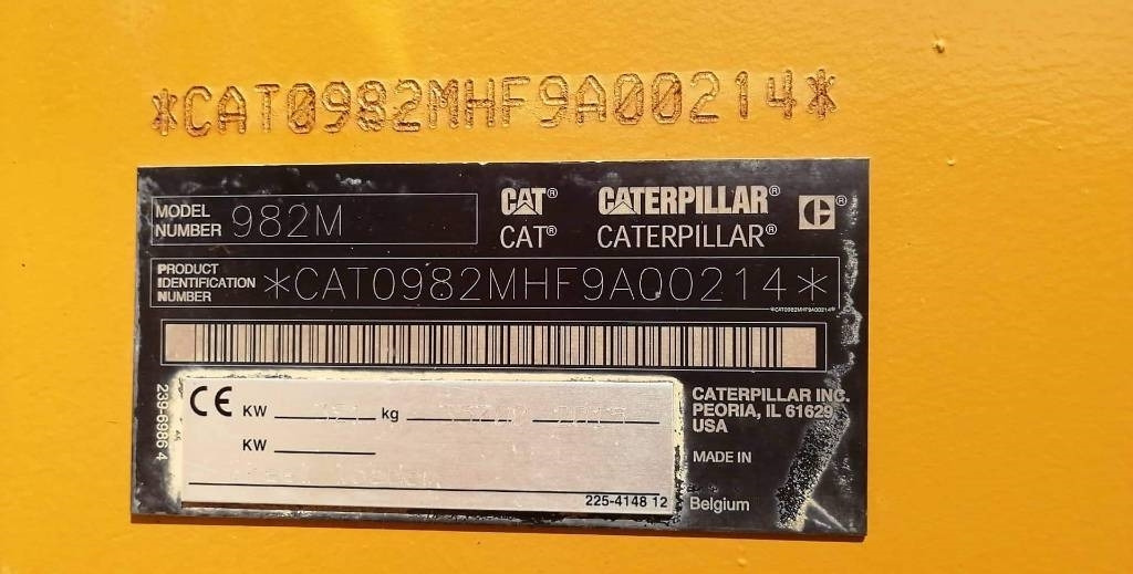 CAT 982 M - Gummihjulslæsser: billede 4 CAT 982 M - Gummihjulslæsser: billede 4