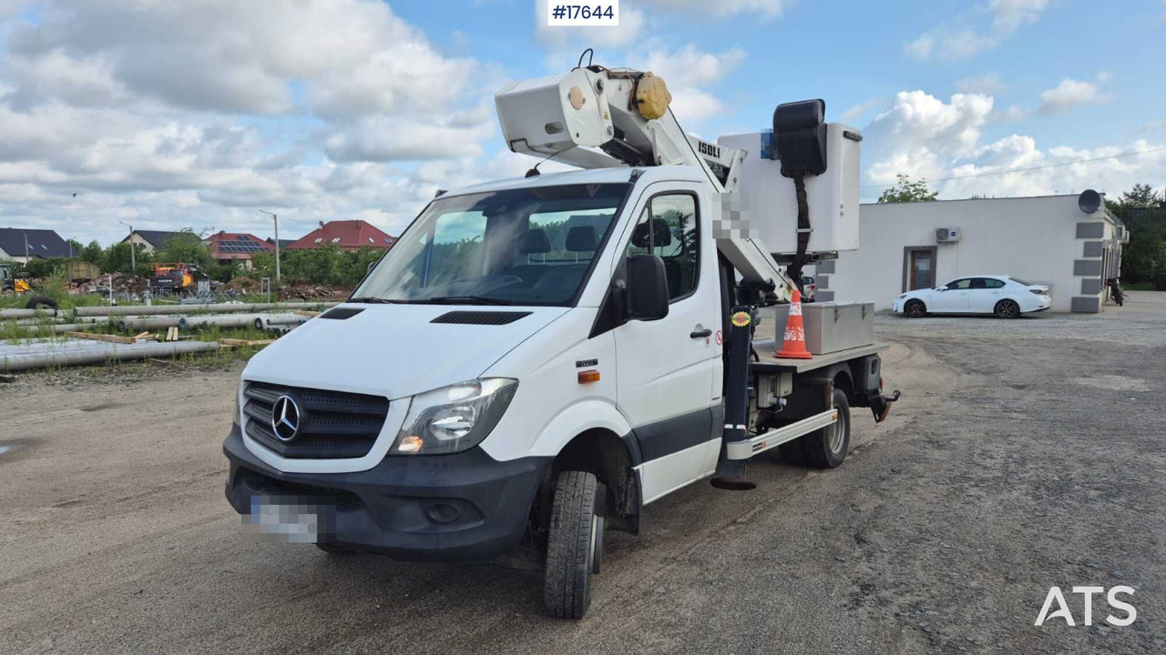 2017 Mercedes-Benz Sprinter 516 CDI - Lastbil med mandskabslift: billede 1 2017 Mercedes-Benz Sprinter 516 CDI - Lastbil med mandskabslift: billede 1