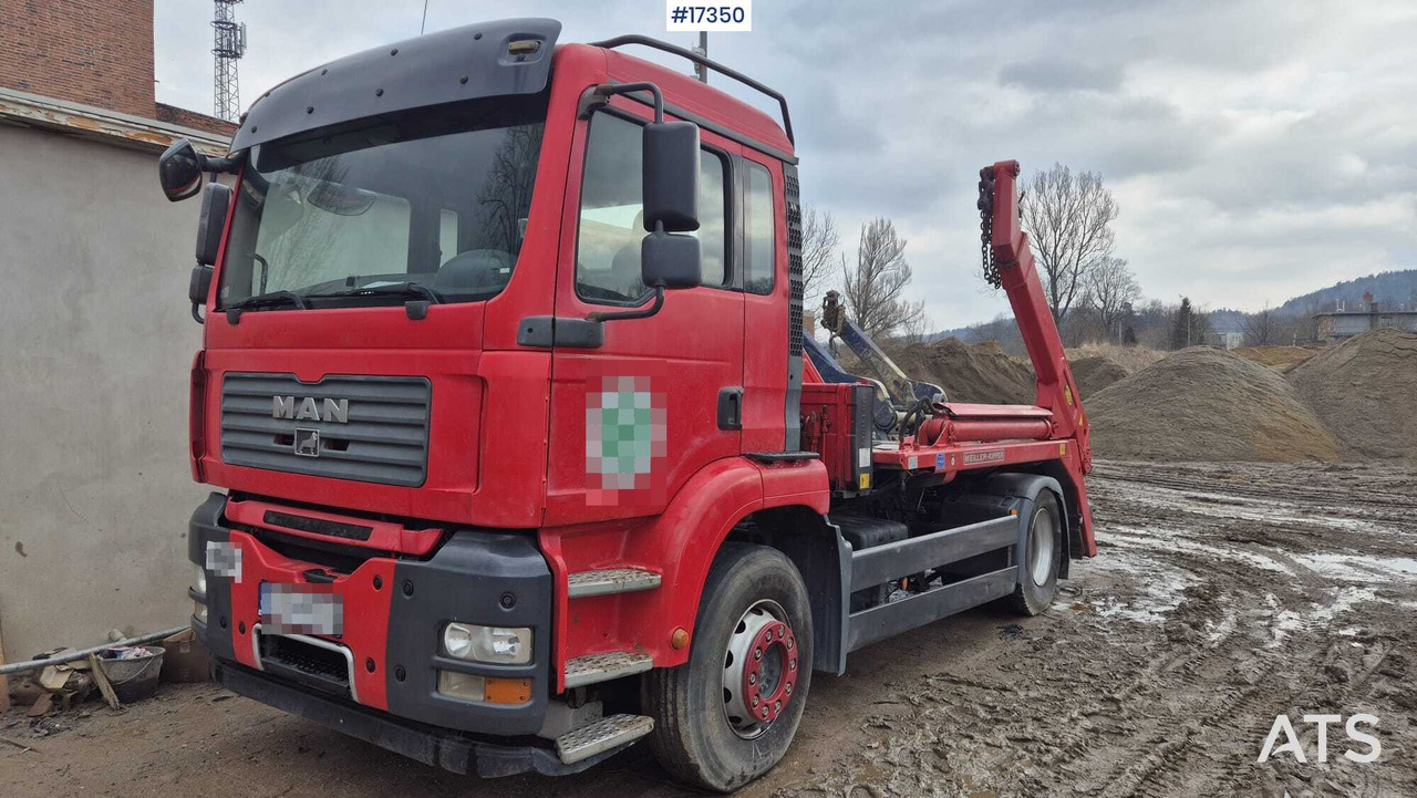 MAN TGA 18.430 (2006) MEILLER KIPPER (2007) skip loader - Liftdumper lastbil: billede 2 MAN TGA 18.430 (2006) MEILLER KIPPER (2007) skip loader - Liftdumper lastbil: billede 2