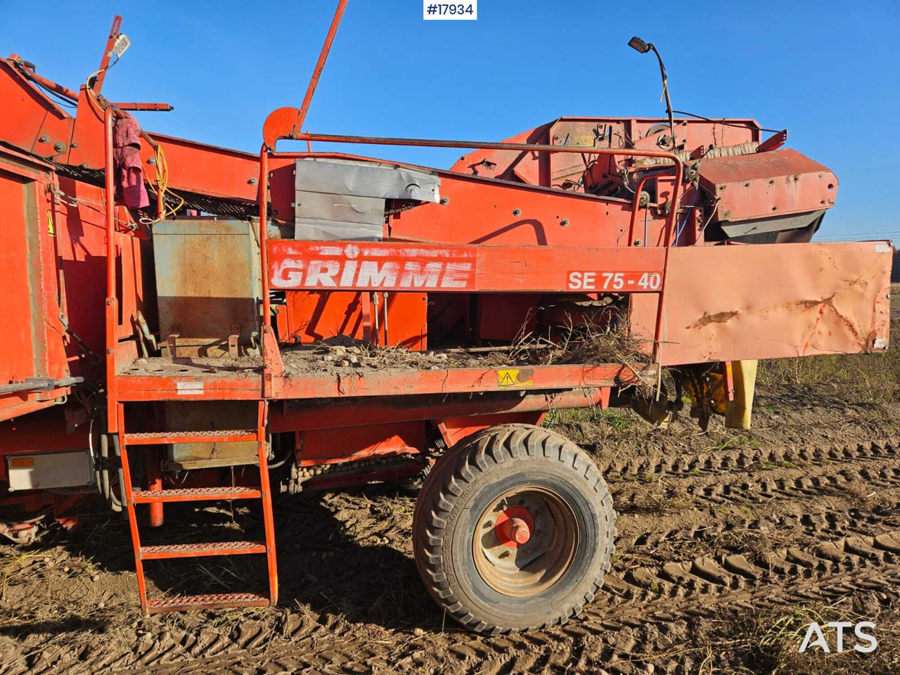 Potato harvester GRIMME SE 75/40 (1995) - Kartoffeloptager: billede 5 Potato harvester GRIMME SE 75/40 (1995) - Kartoffeloptager: billede 5