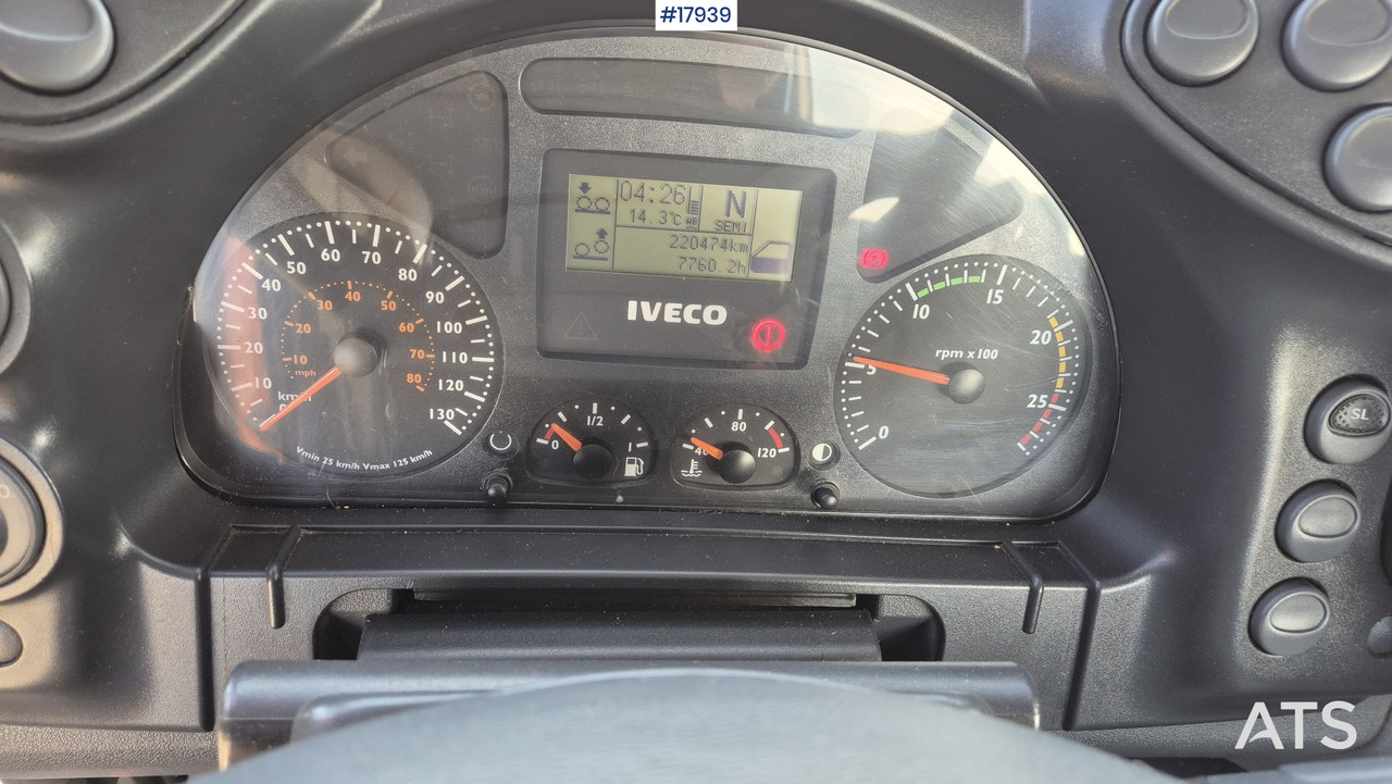 Tipvogn lastbil Tipper/sand spreader IVECO TRAKKER 410 6x4 (2008): billede 18