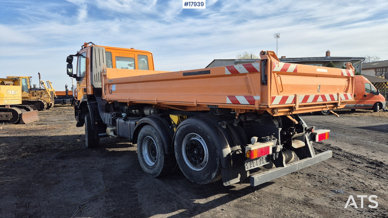 Tipvogn lastbil Tipper/sand spreader IVECO TRAKKER 410 6x4 (2008): billede 8