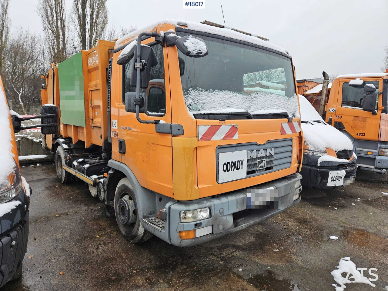 Truck MAN TGA 12.180 (2007) with EKOCEL mini garbage truck body - Affaldsmaskine: billede 3 Truck MAN TGA 12.180 (2007) with EKOCEL mini garbage truck body - Affaldsmaskine: billede 3