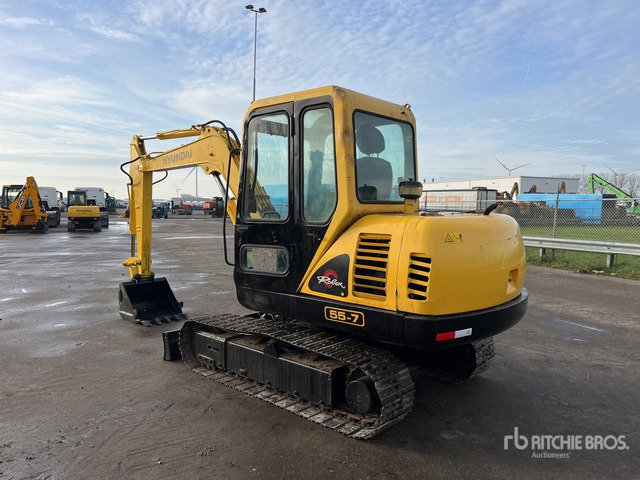 2011 Hyundai R55-7 Mini Excavator: <6.6t - Minigravemaskine: billede 2 2011 Hyundai R55-7 Mini Excavator: <6.6t - Minigravemaskine: billede 2